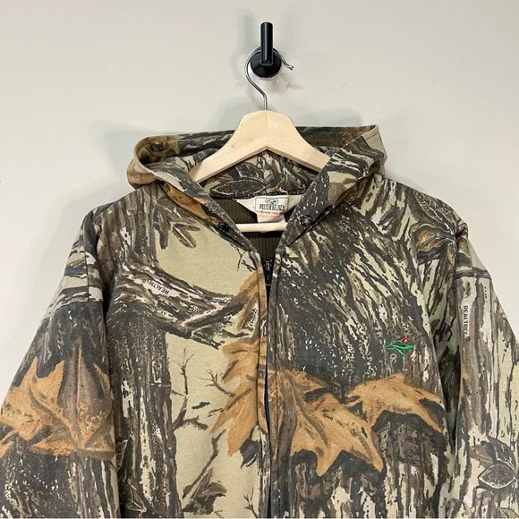 Vintage 90s Camo Hoodie - Picture 2 of 7